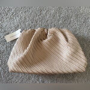 ANTHROPOLOGIE - Beige Clutch/Crossbody Purse - BRAND NEW WITH TAGS